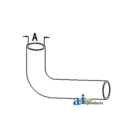 A & I Products Radiator Hose, Upper 16" x3" x3" A-A141495